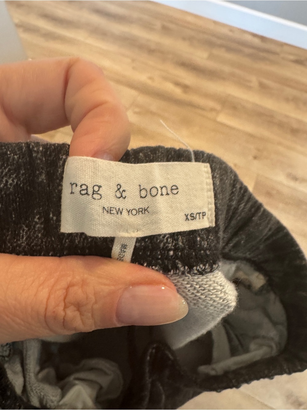 Rag & Bone rb Miramar Sport Stripe Track Pant Washed Back Green White Stripe XS - Picture 10 of 10